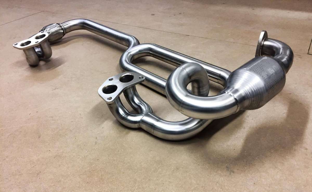This VW T3 exhaust manifold subaru conversion VW Bulli Parts EN